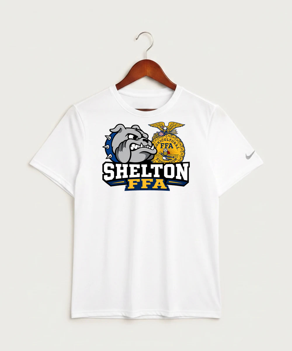 Shelton High School FFA general - White Nike Swoosh Sleeve rLegend Tee NKDX8730