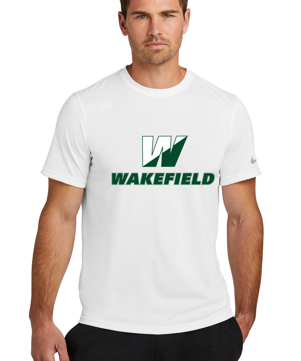 Wakefield High School N/A - White Nike Swoosh Sleeve rLegend Tee NKDX8730