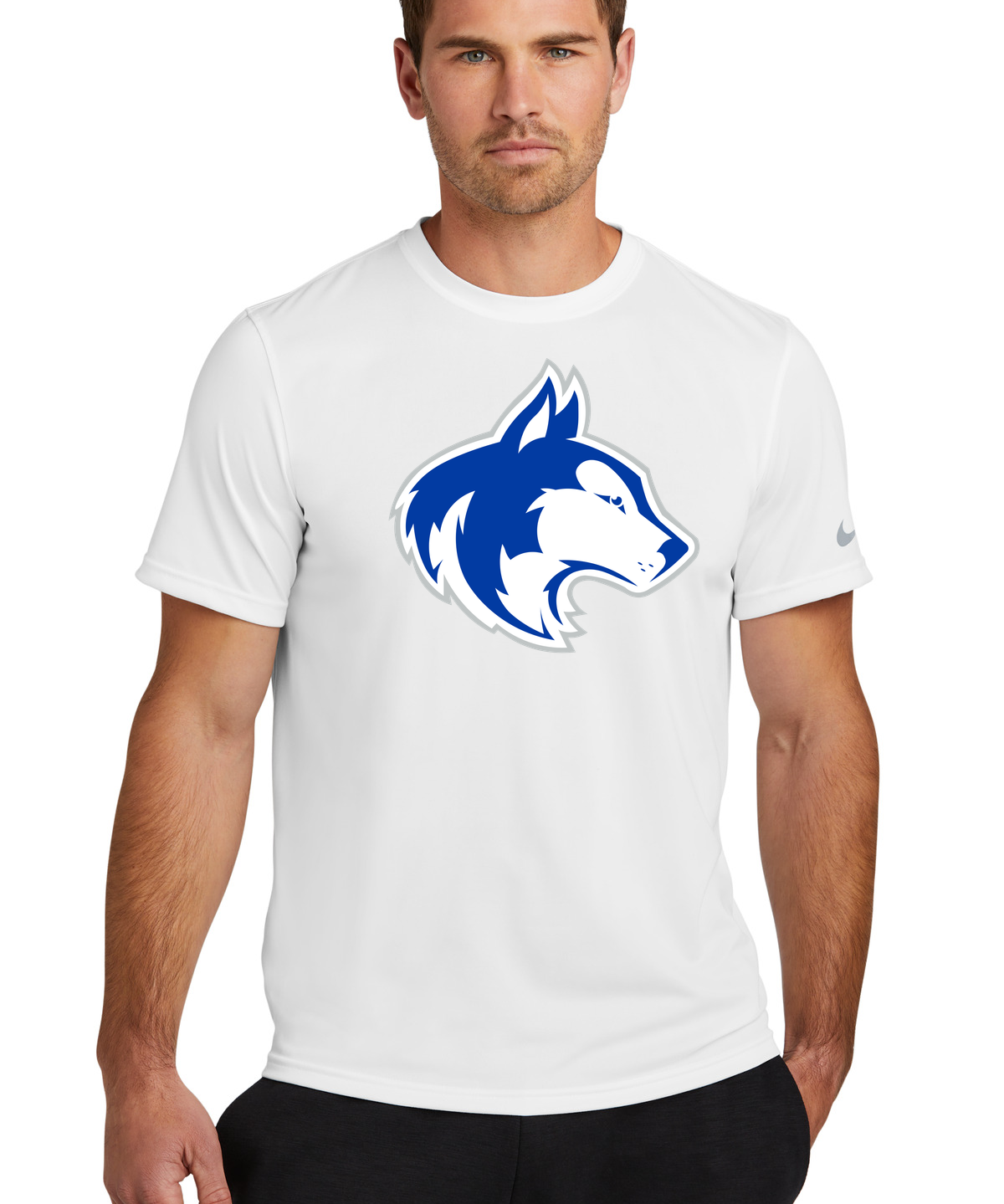 Owatonna Volleyball - White Nike Swoosh Sleeve rLegend Tee NKDX8730