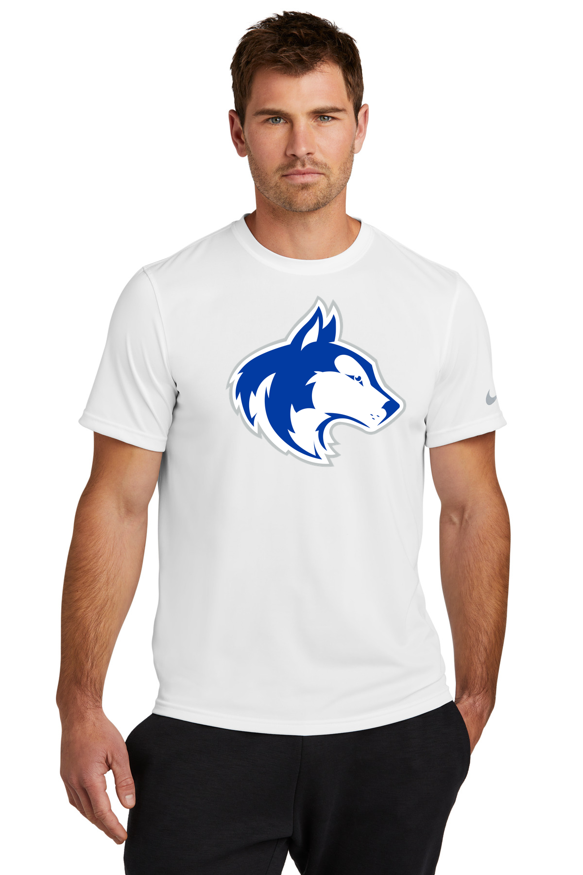 Owatonna Volleyball - White Nike Swoosh Sleeve rLegend Tee NKDX8730