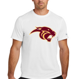 Pine Island Football - White Nike Swoosh Sleeve rLegend Tee NKDX8730