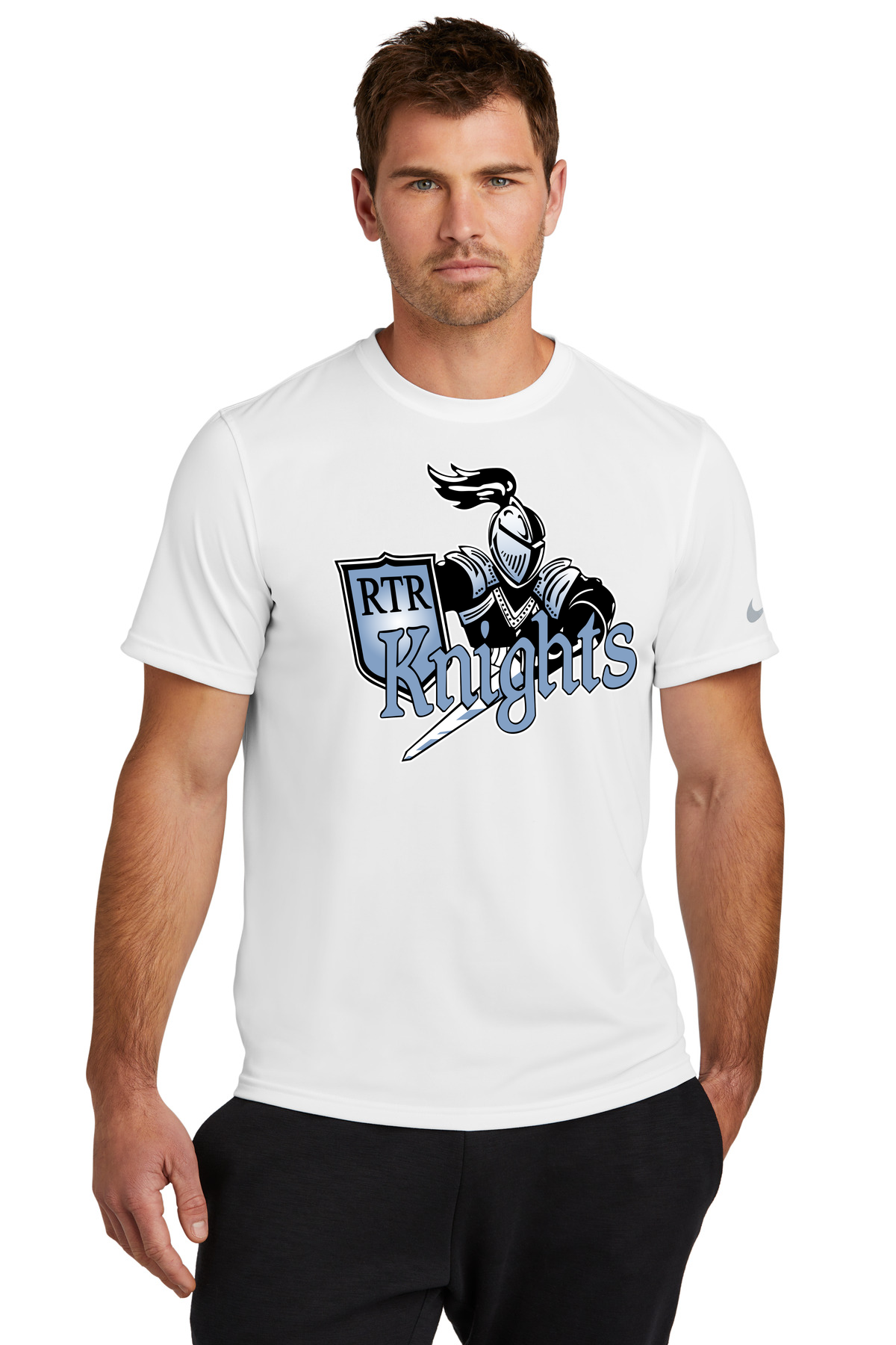 Russell-Tyler-Ruthton Football - White Nike Swoosh Sleeve rLegend Tee NKDX8730