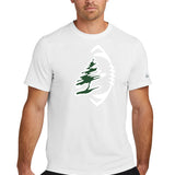 DC Everest Middle School Football — example store - White Nike Swoosh Sleeve rLegend Tee NKDX8730