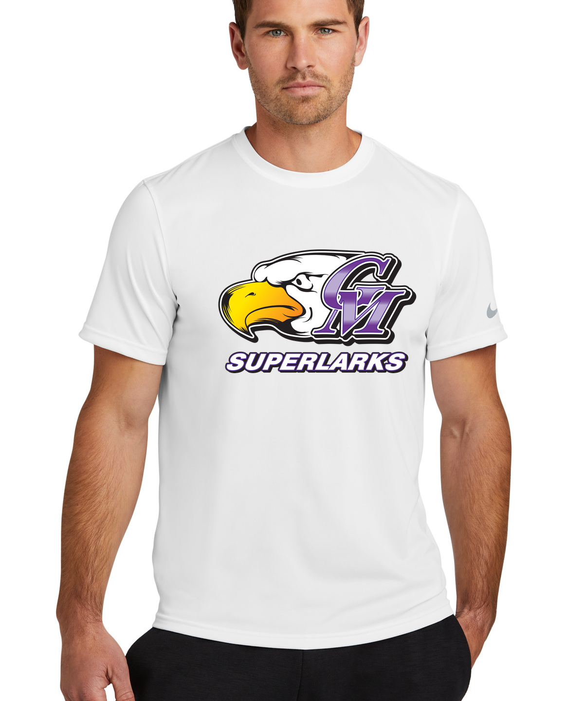 Grand Meadow Football - White Nike Swoosh Sleeve rLegend Tee NKDX8730
