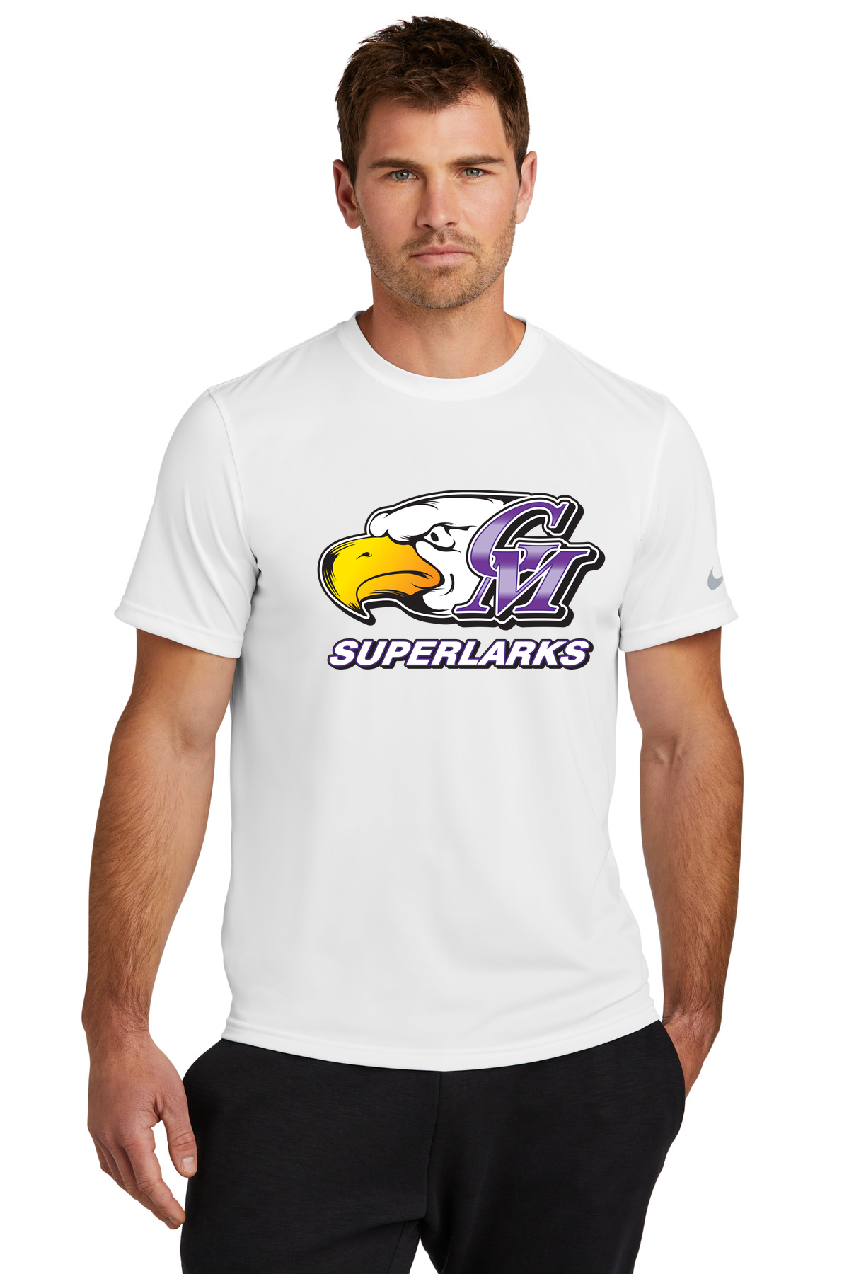 Grand Meadow Football - White Nike Swoosh Sleeve rLegend Tee NKDX8730