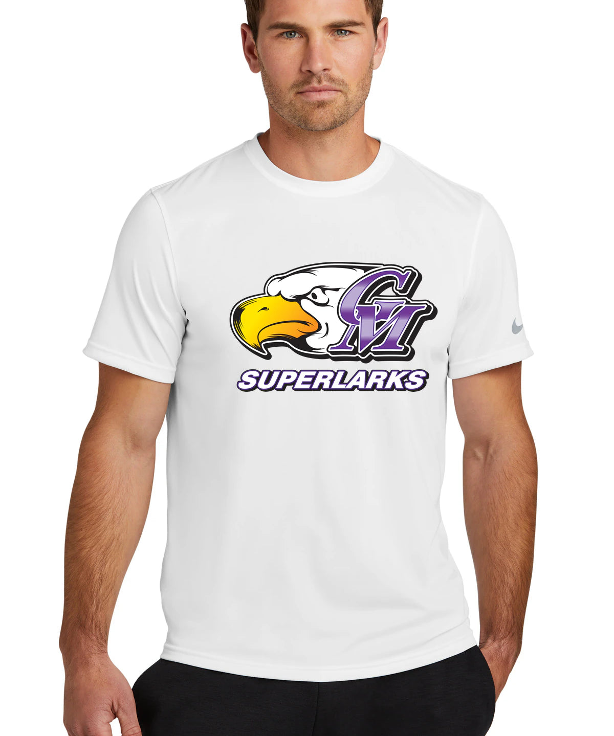 Grand Meadow Football - White Nike Swoosh Sleeve rLegend Tee NKDX8730
