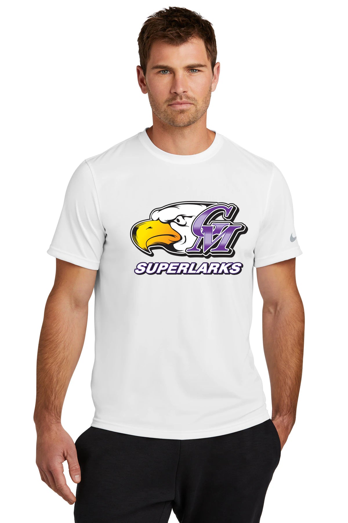 Grand Meadow Football - White Nike Swoosh Sleeve rLegend Tee NKDX8730