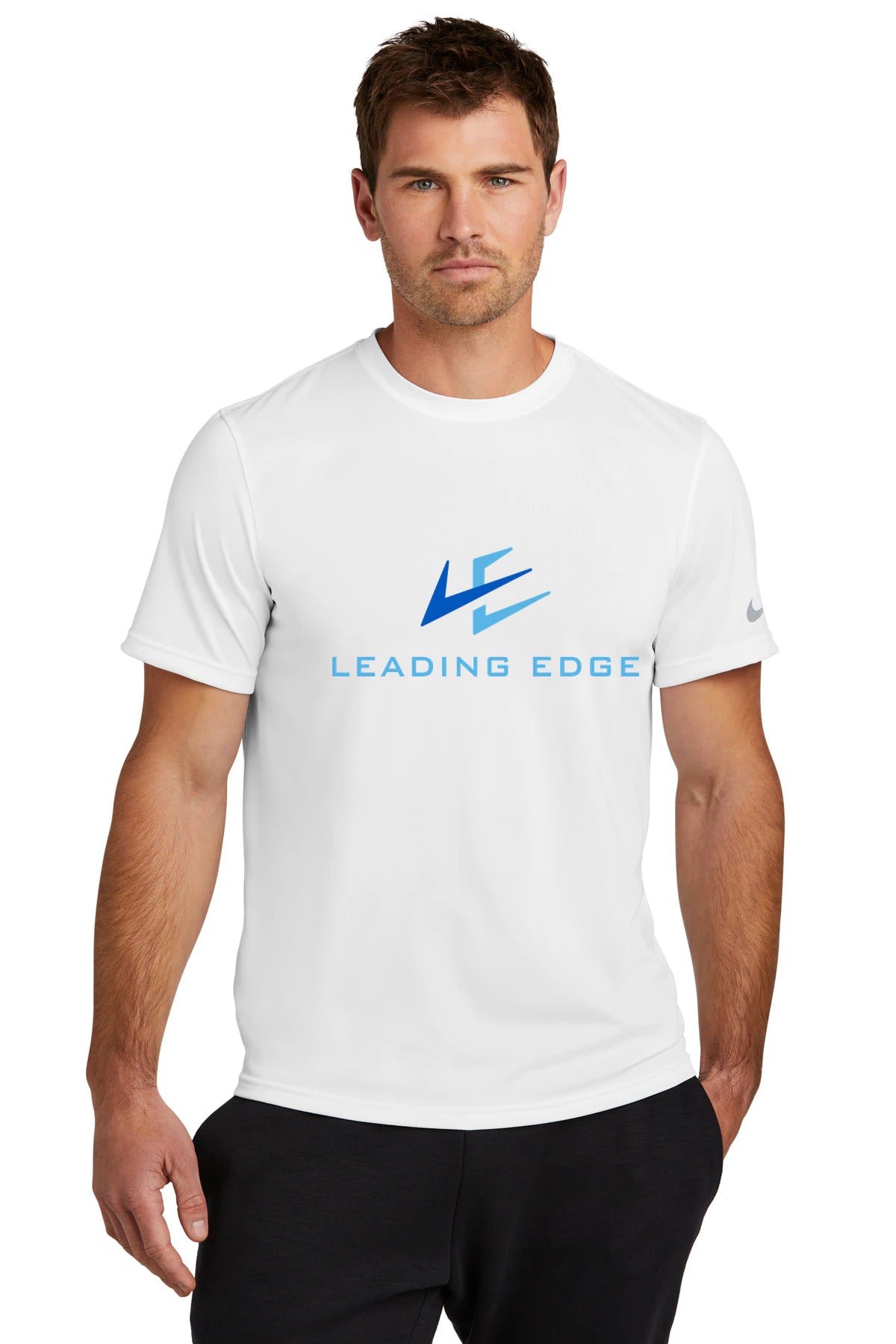 Notre Dame High School Team Store - White Nike Swoosh Sleeve rLegend Tee NKDX8730