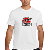 John Marshall Swim Dive - White Nike Swoosh Sleeve rLegend Tee NKDX8730