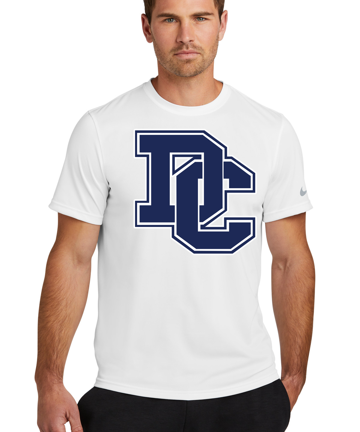 Dassel-Cokato Football - White Nike Swoosh Sleeve rLegend Tee NKDX8730