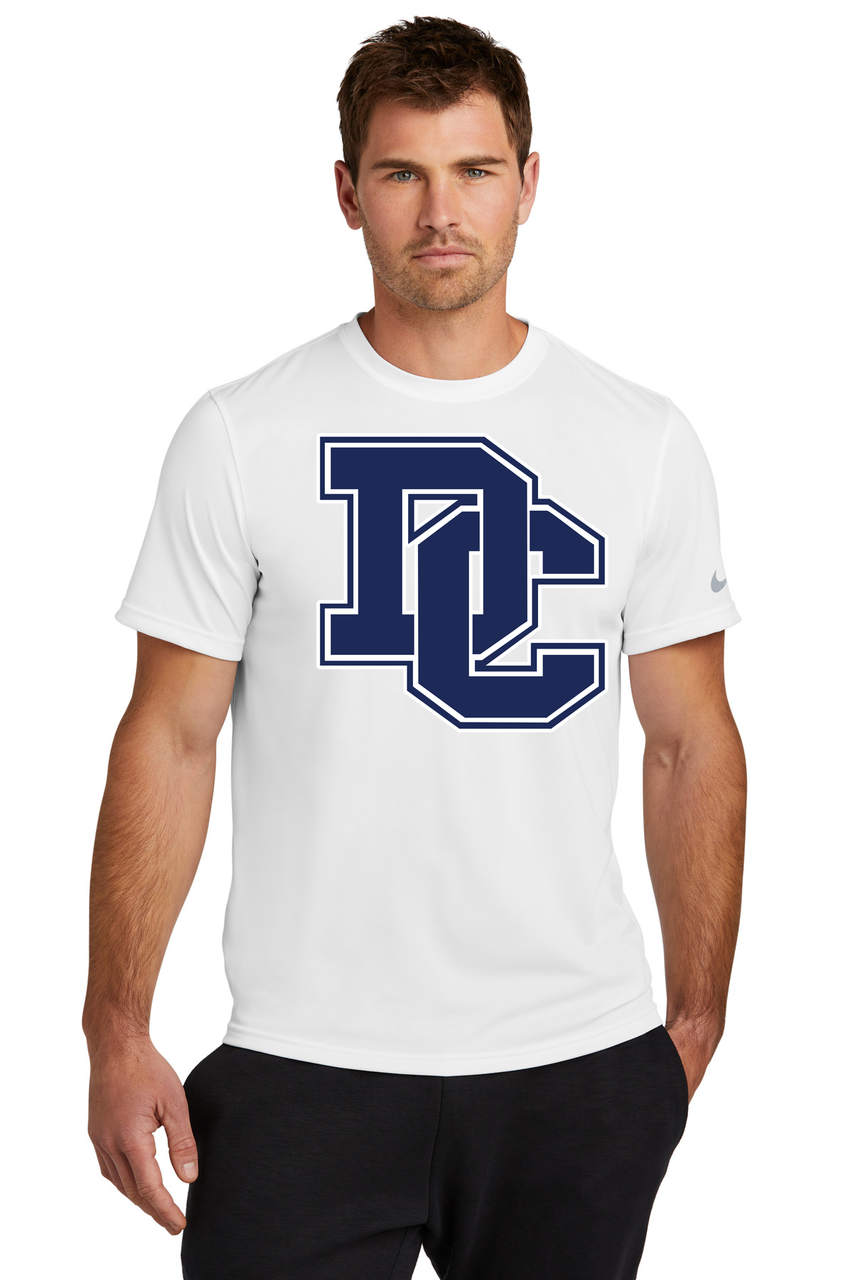 Dassel-Cokato Football - White Nike Swoosh Sleeve rLegend Tee NKDX8730