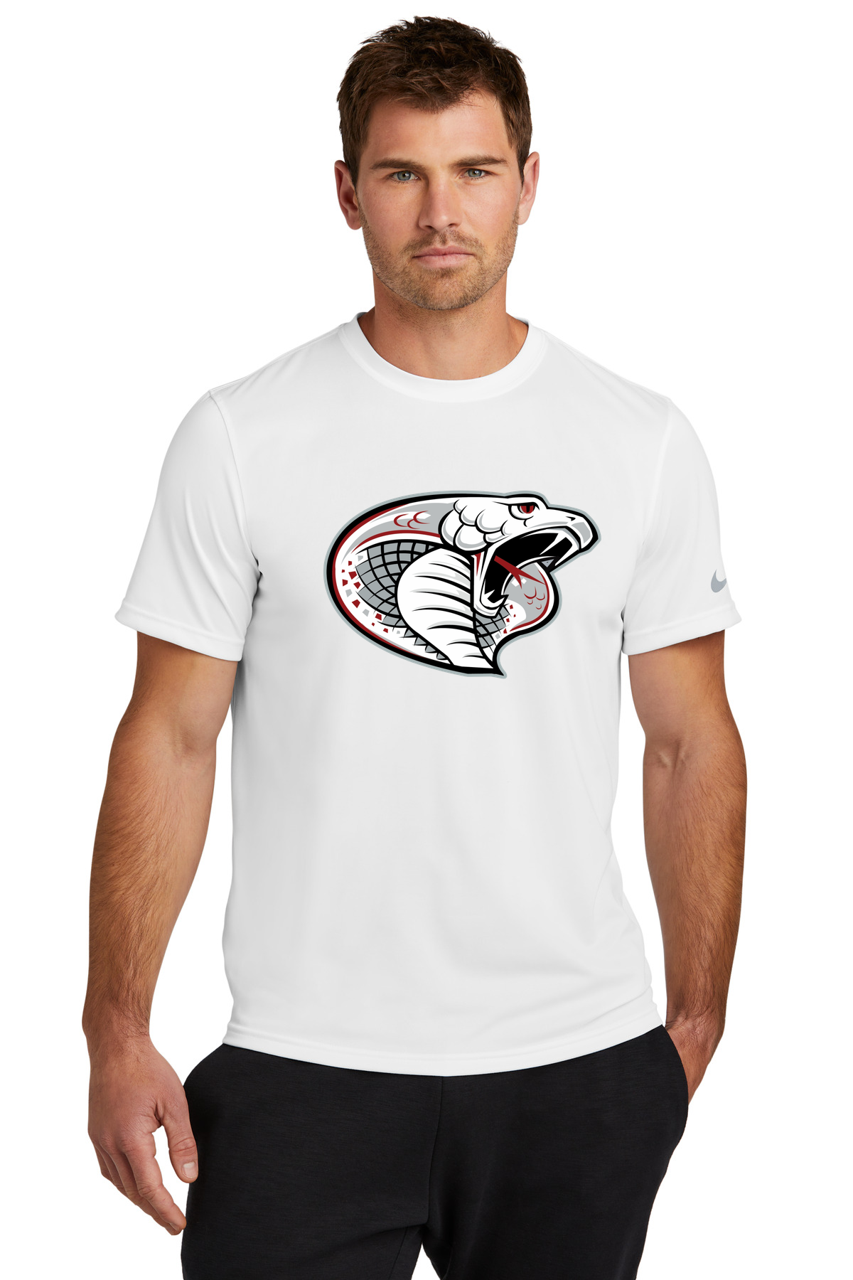 Triton Volleyball - White Nike Swoosh Sleeve rLegend Tee NKDX8730