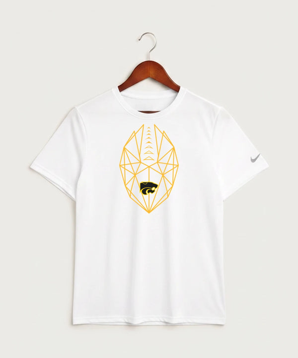 Le-Win Football - White Nike Swoosh Sleeve rLegend Tee NKDX8730