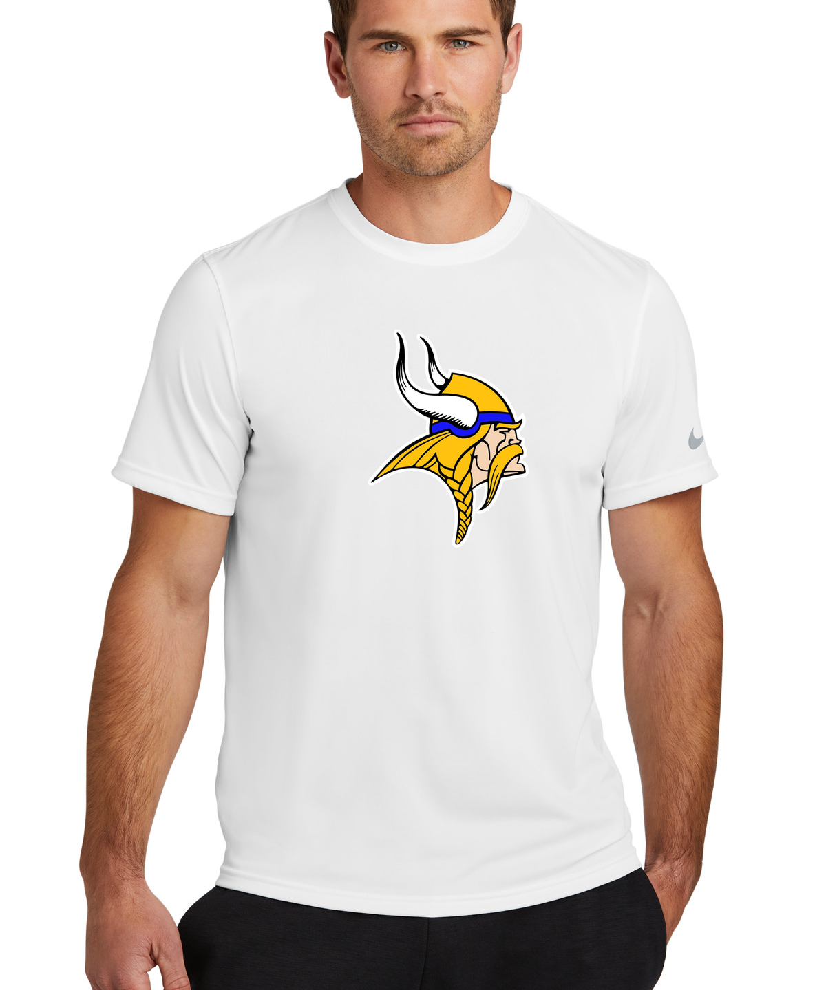 Hayfield Volleyball - White Nike Swoosh Sleeve rLegend Tee NKDX8730