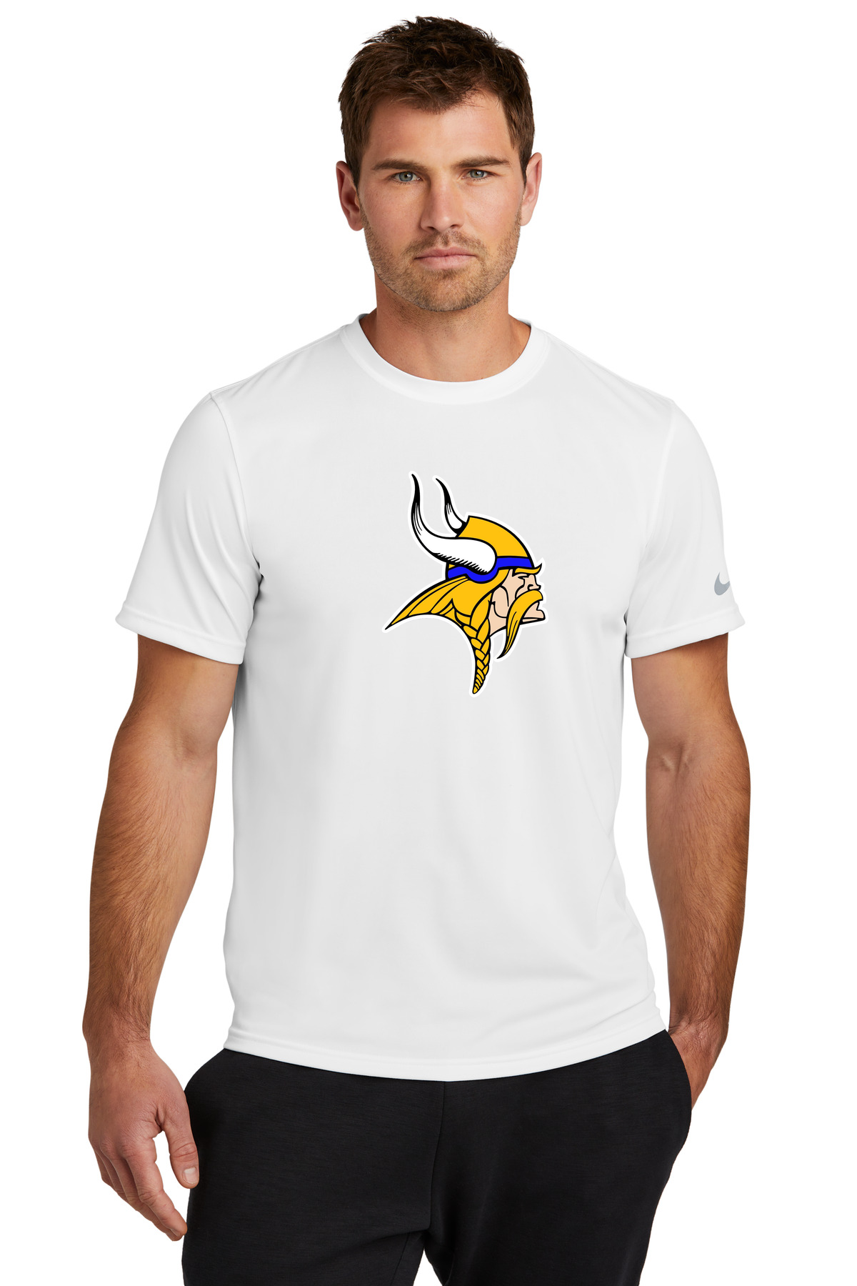 Hayfield Volleyball - White Nike Swoosh Sleeve rLegend Tee NKDX8730