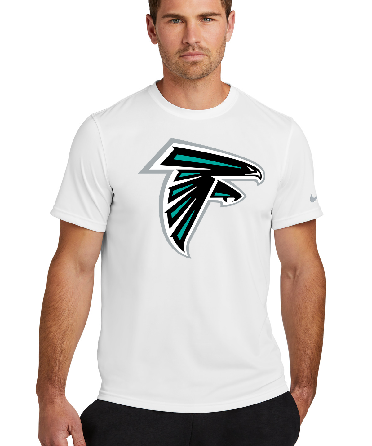 Fillmore Central Football - White Nike Swoosh Sleeve rLegend Tee NKDX8730