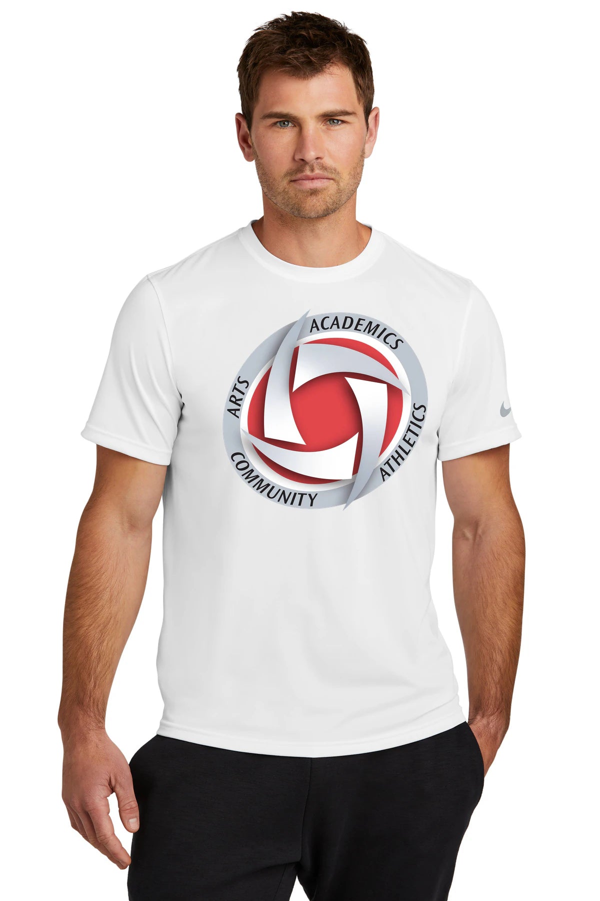 Houston Volleyball - White Nike Swoosh Sleeve rLegend Tee NKDX8730