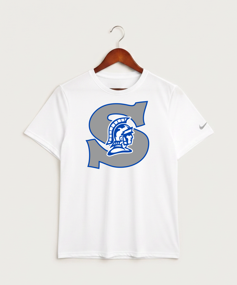 Green Bay Southwest High School Volleyball (Girls) - White Nike Swoosh Sleeve rLegend Tee NKDX8730