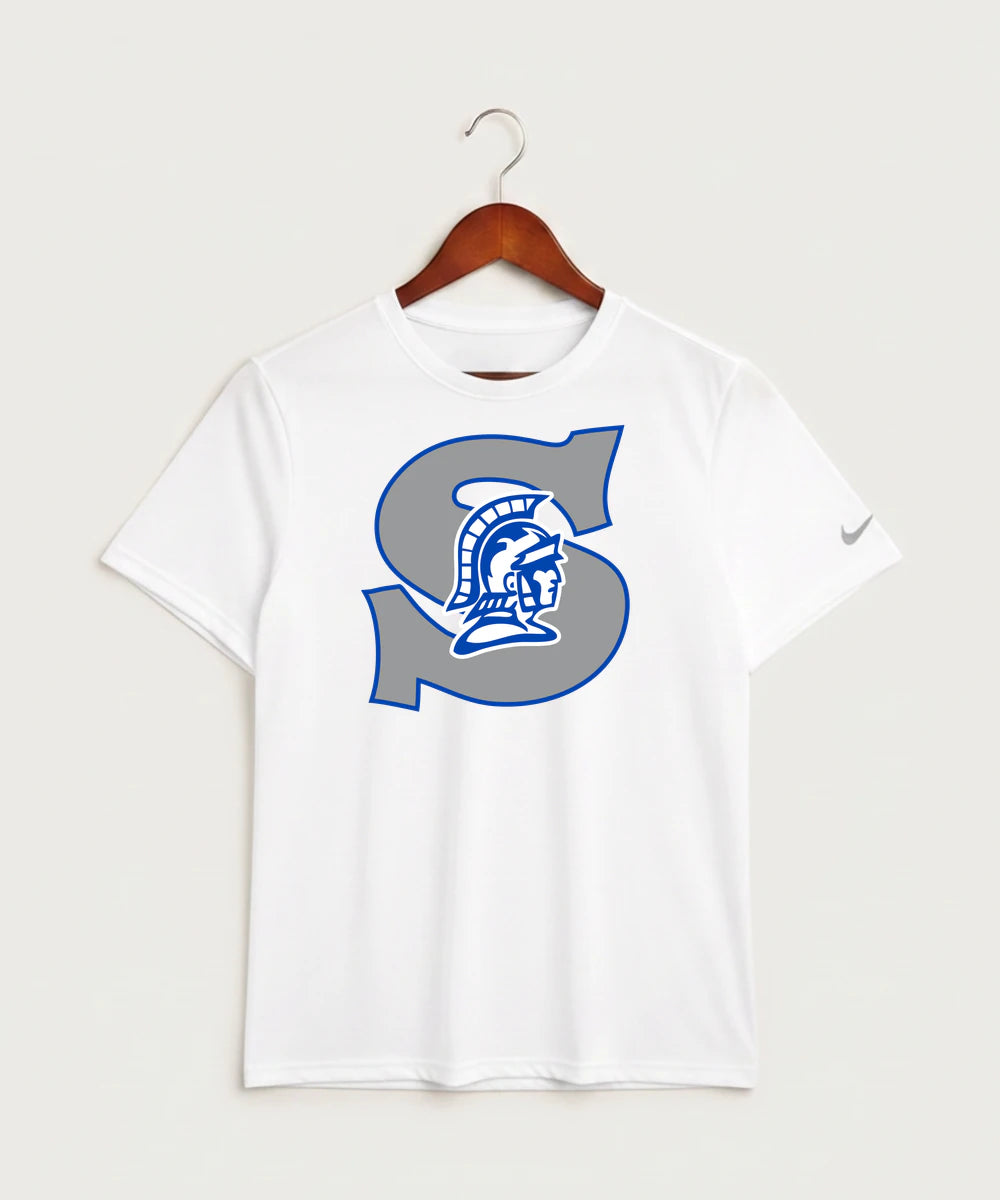Green Bay Southwest High School Volleyball (Girls) - White Nike Swoosh Sleeve rLegend Tee NKDX8730
