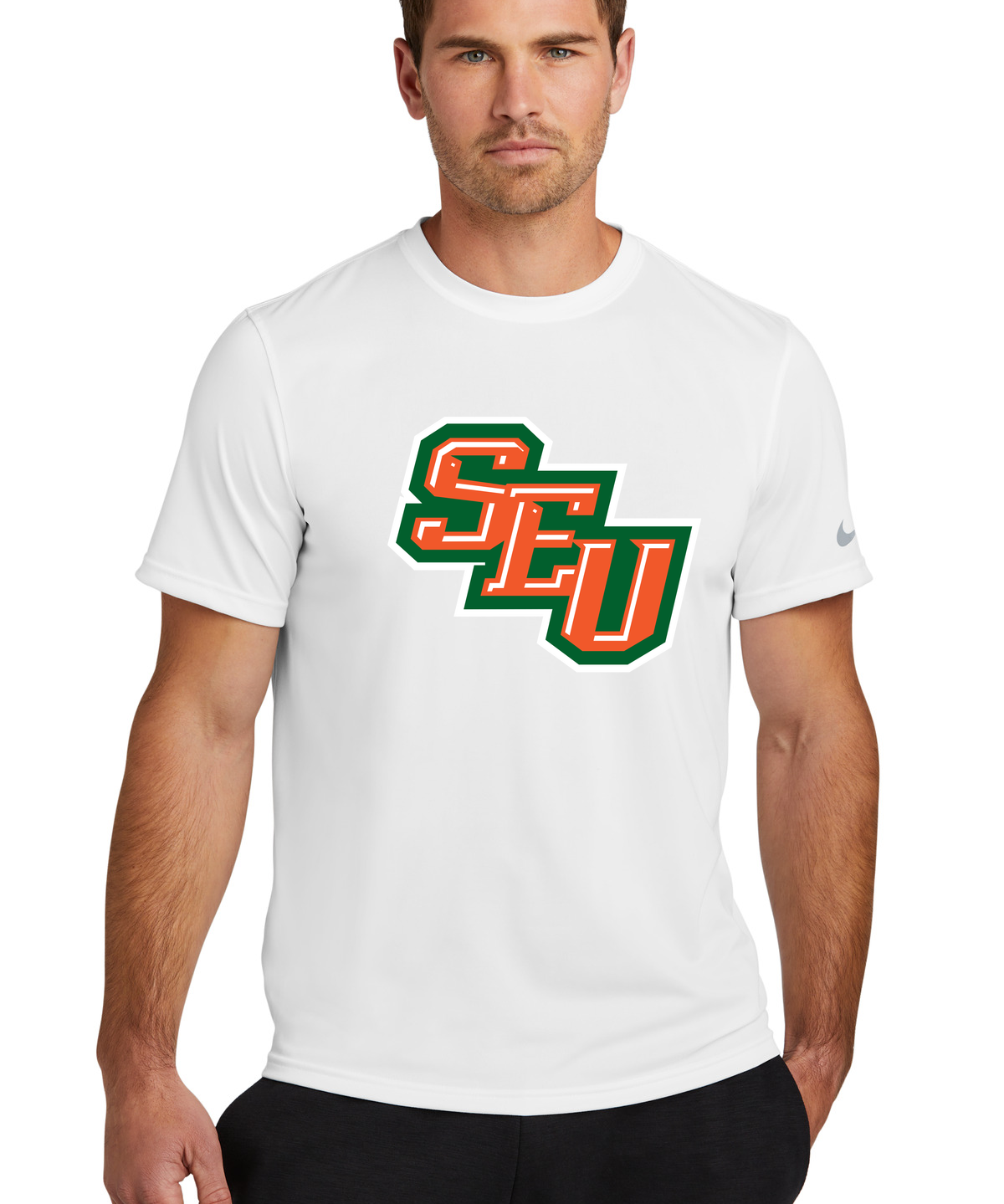 Sleepy Eye United Football - White Nike Swoosh Sleeve rLegend Tee NKDX8730