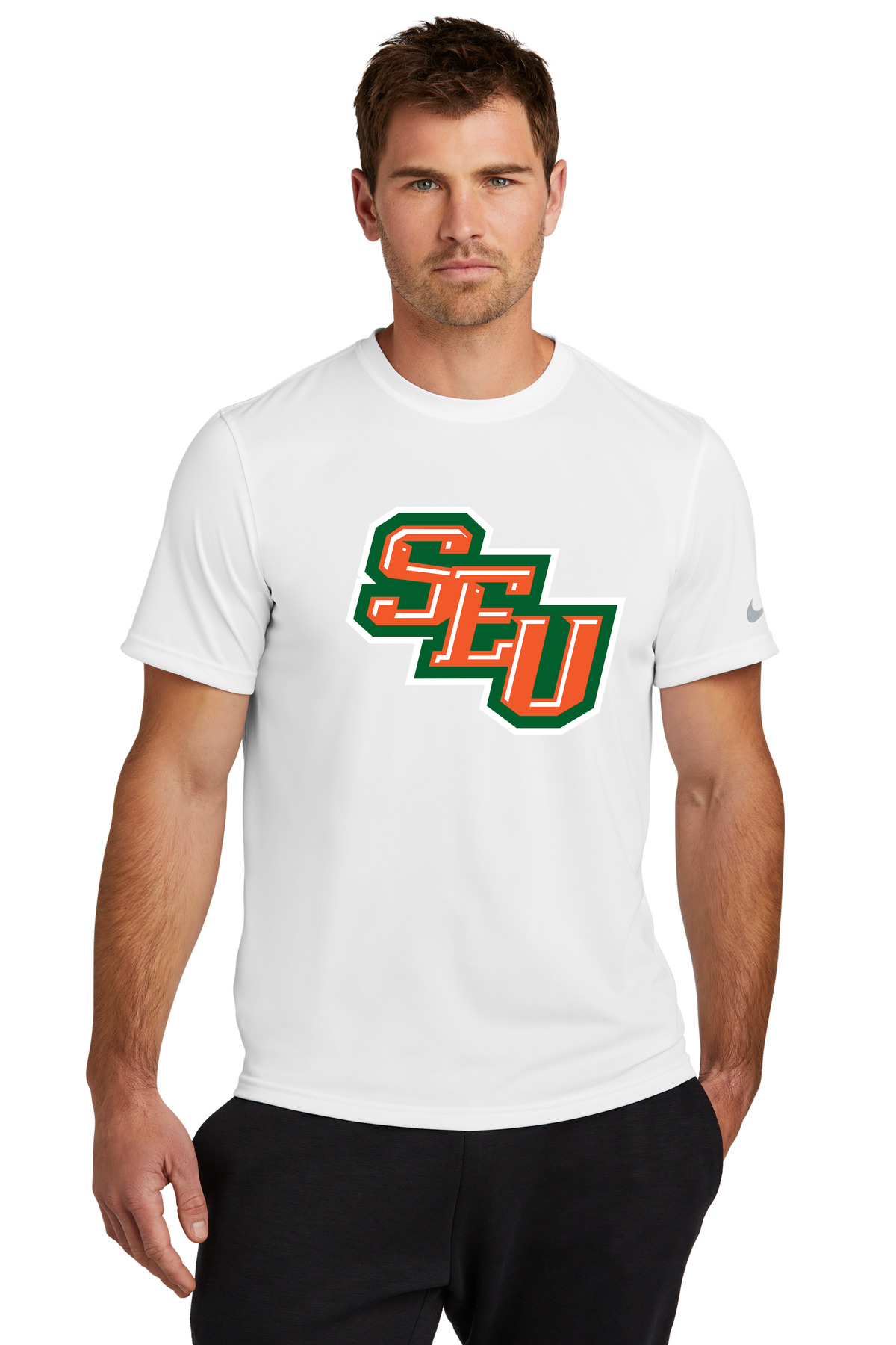 Sleepy Eye United Football - White Nike Swoosh Sleeve rLegend Tee NKDX8730