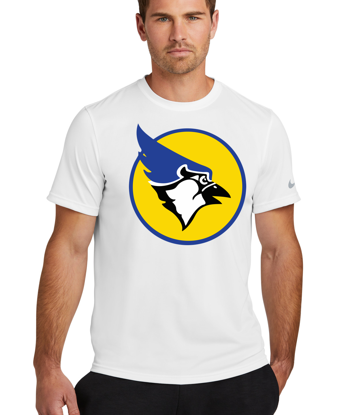 Waseca Football - White Nike Swoosh Sleeve rLegend Tee NKDX8730