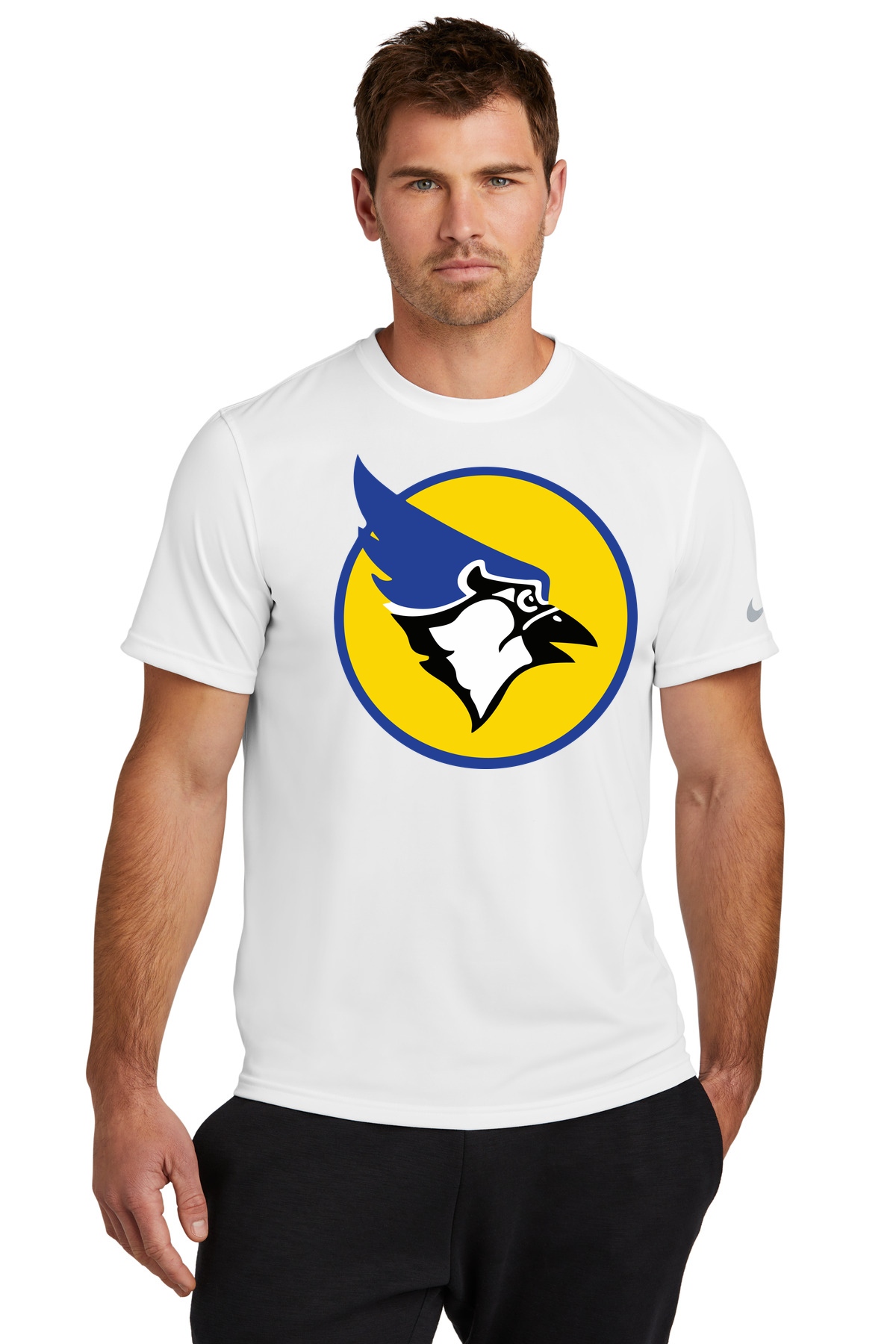 Waseca Football - White Nike Swoosh Sleeve rLegend Tee NKDX8730