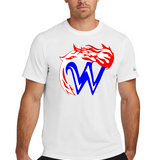 Waupaca High School football_boys - White Nike Swoosh Sleeve rLegend Tee NKDX8730