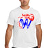 Waupaca High School football_boys - White Nike Swoosh Sleeve rLegend Tee NKDX8730