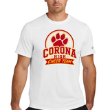 Corona Senior High School Cheer - White Nike Swoosh Sleeve rLegend Tee NKDX8730