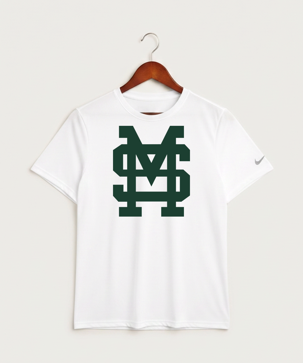 Sleepy Eye St. Mary's High School Athletics Coed - White Nike Swoosh Sleeve rLegend Tee NKDX8730