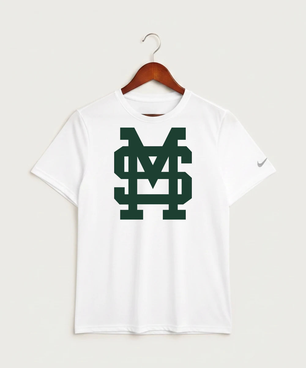 Sleepy Eye St. Mary's High School Athletics Coed - White Nike Swoosh Sleeve rLegend Tee NKDX8730