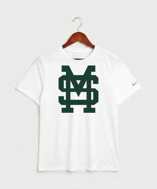 Sleepy Eye St. Mary's High School Athletics Coed - White Nike Swoosh Sleeve rLegend Tee NKDX8730