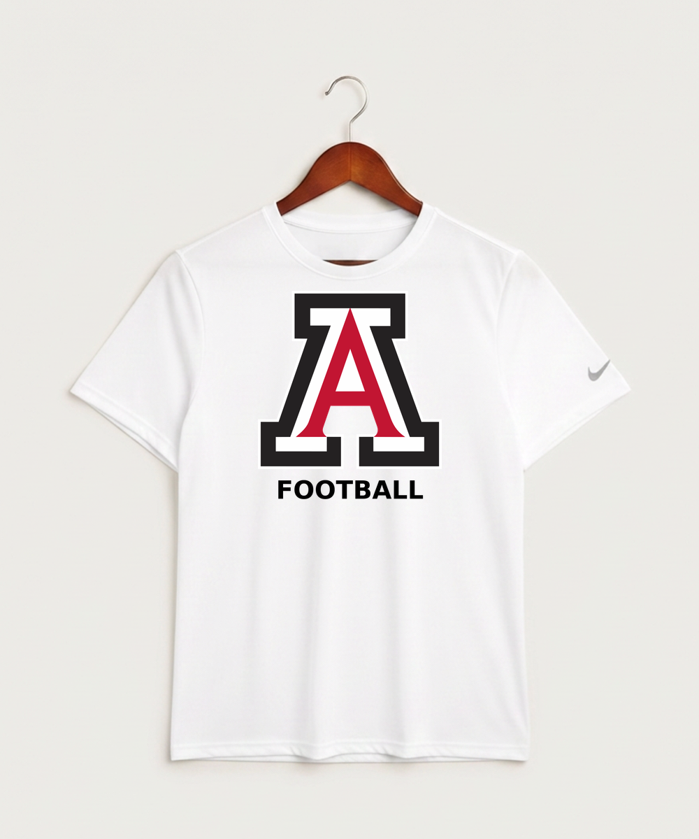 Amboy Football general - White Nike Swoosh Sleeve rLegend Tee NKDX8730