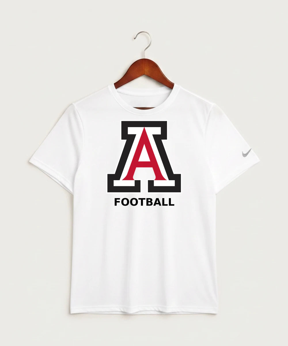 Amboy Football general - White Nike Swoosh Sleeve rLegend Tee NKDX8730