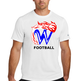 Waupaca High School Football - White Nike Swoosh Sleeve rLegend Tee NKDX8730