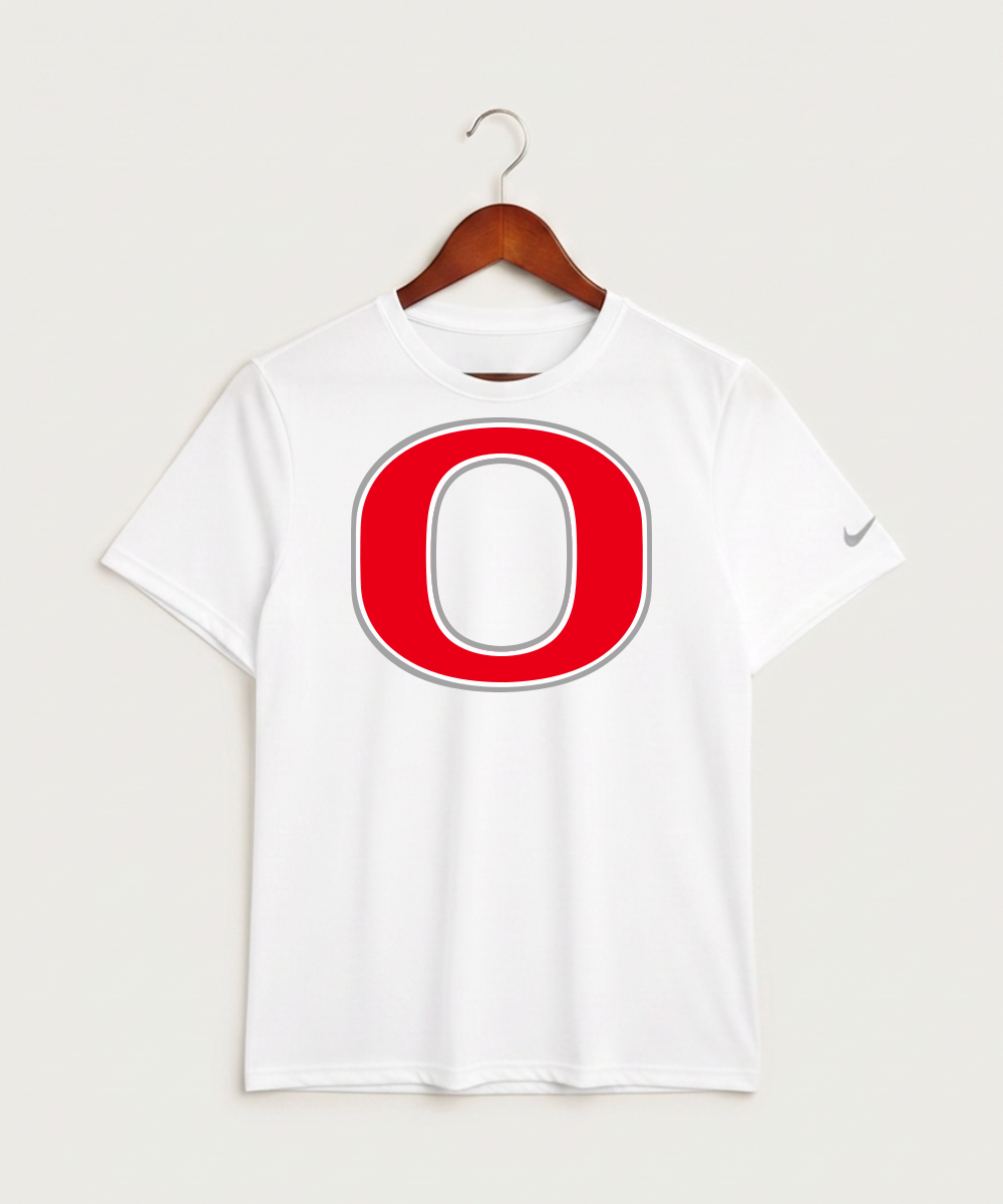 Osakis High School Athletics Coed - White Nike Swoosh Sleeve rLegend Tee NKDX8730