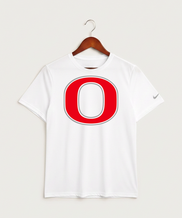 Osakis High School Athletics Coed - White Nike Swoosh Sleeve rLegend Tee NKDX8730
