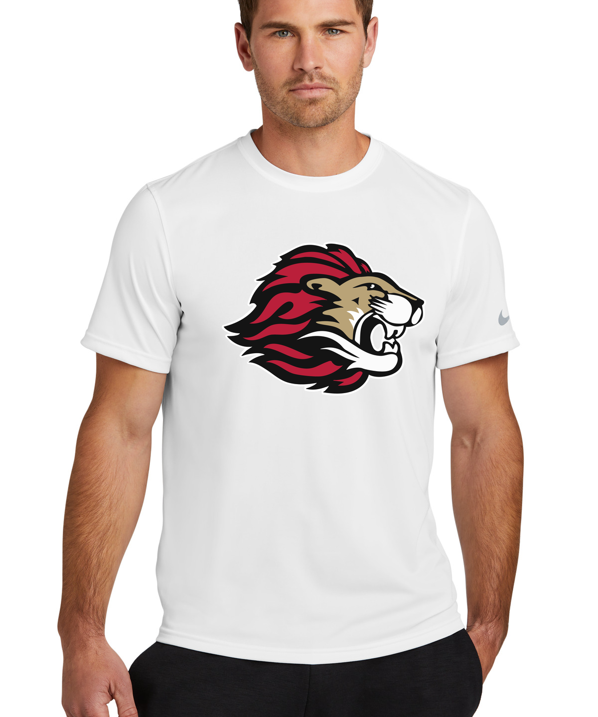 Spring Grove Football - White Nike Swoosh Sleeve rLegend Tee NKDX8730