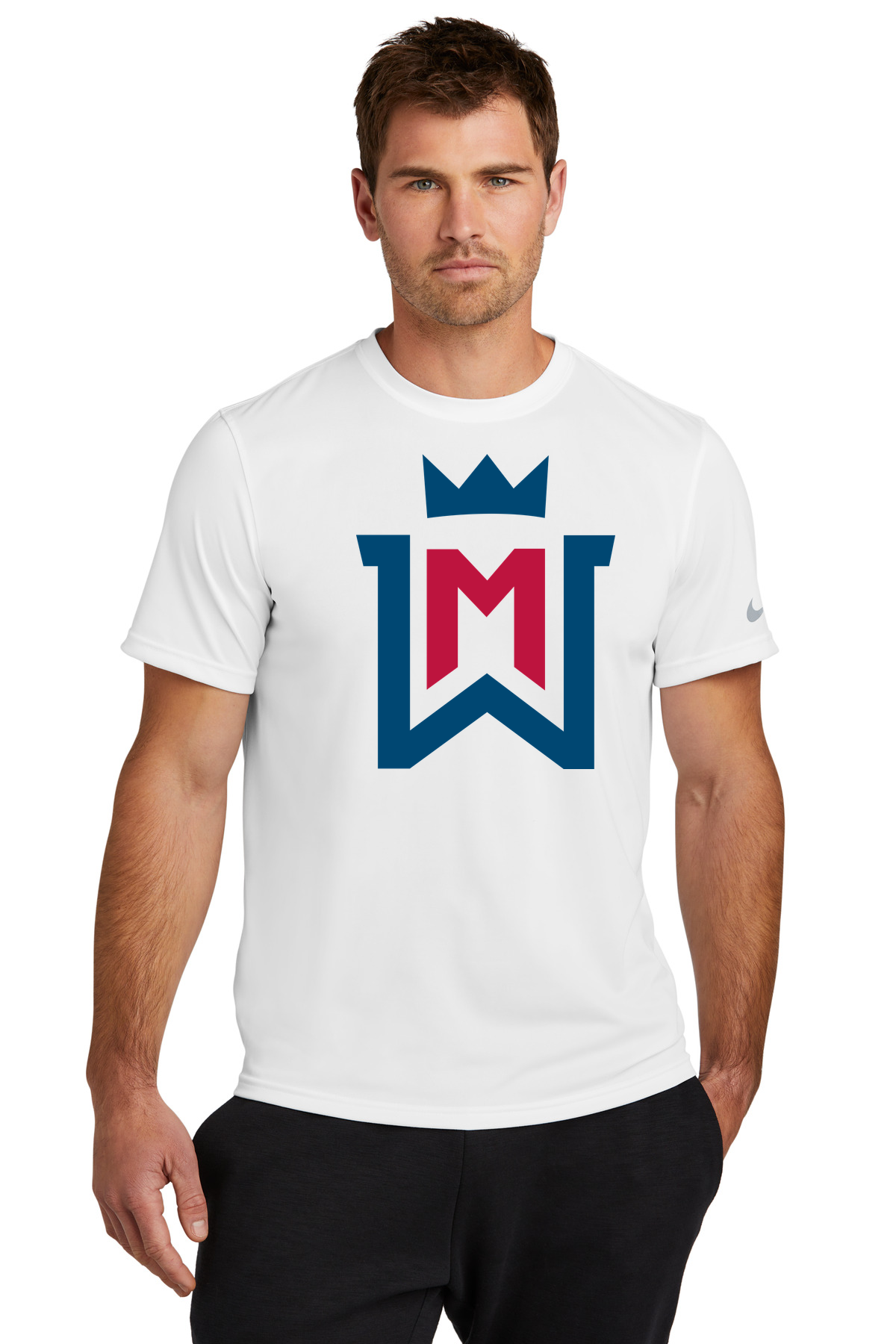 Watertown-Mayer Football - White Nike Swoosh Sleeve rLegend Tee NKDX8730