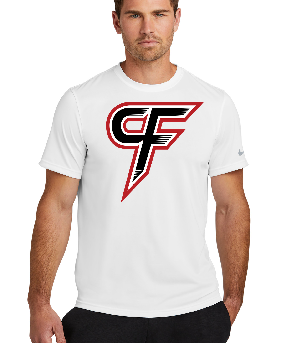 Cannon Falls Volleyball - White Nike Swoosh Sleeve rLegend Tee NKDX8730