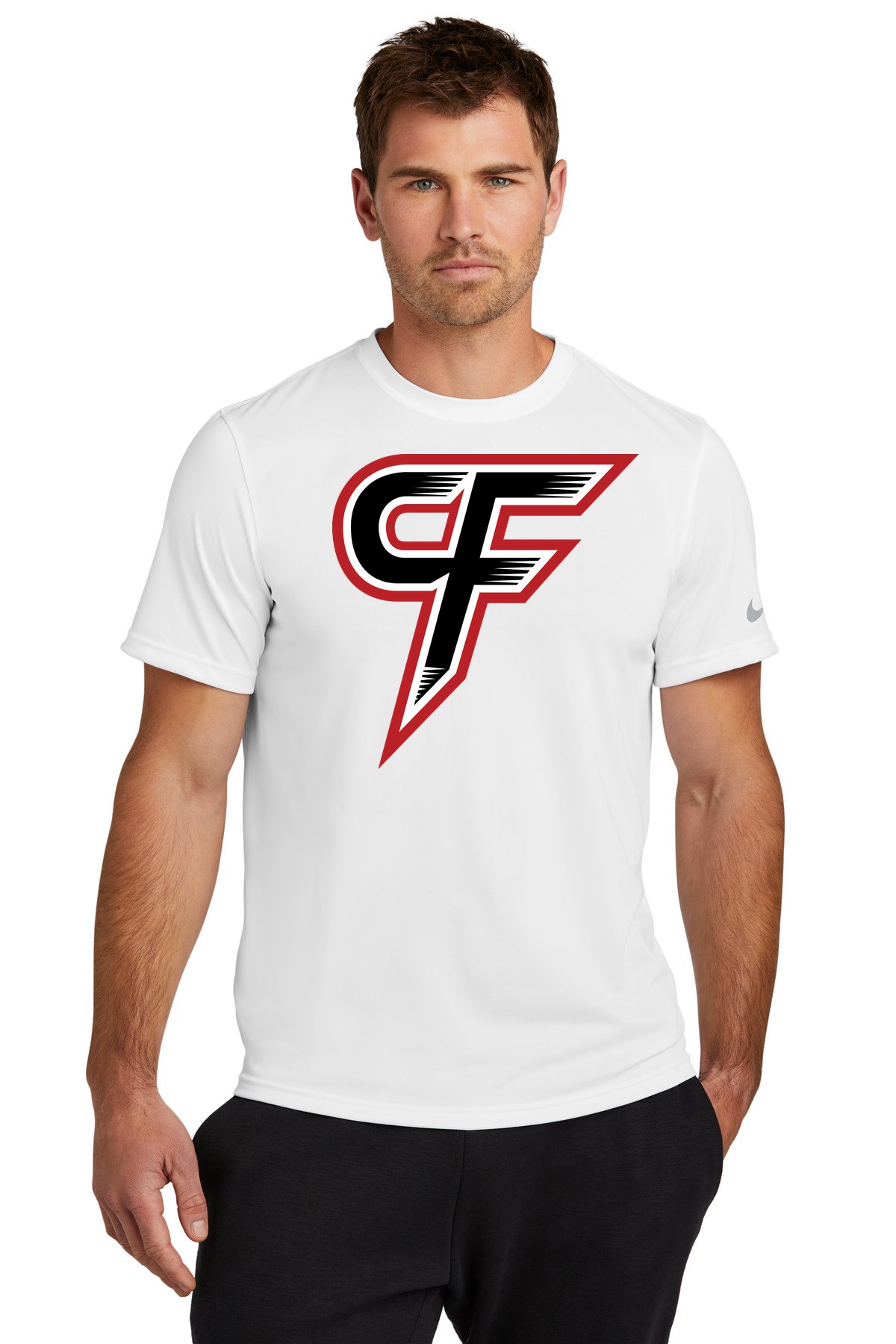 Cannon Falls Volleyball - White Nike Swoosh Sleeve rLegend Tee NKDX8730