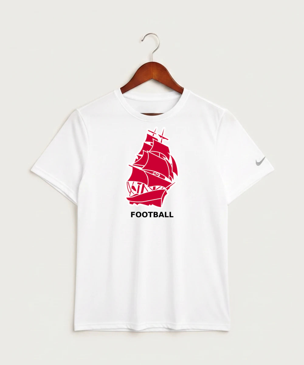 Amboy Football general - White Nike Swoosh Sleeve rLegend Tee NKDX8730