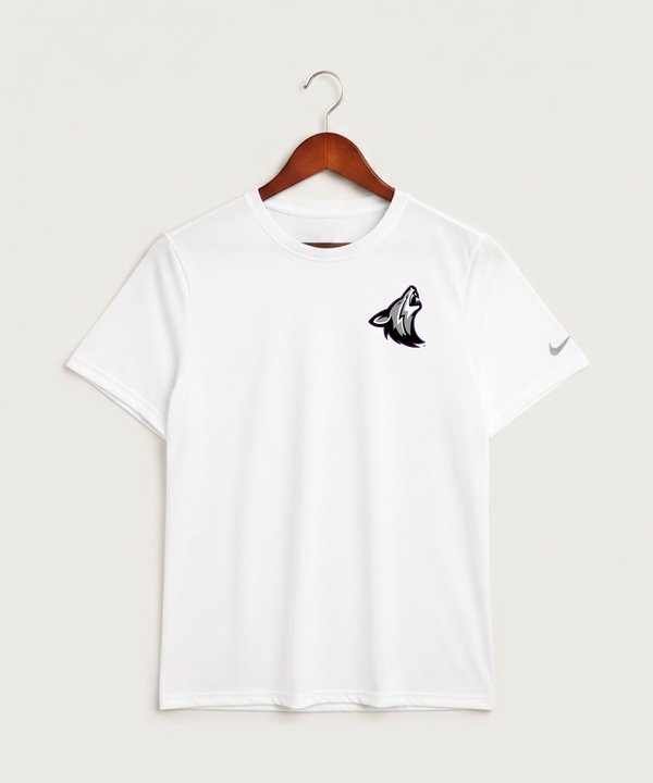 Heron Lake-Okabena High School Football (Boys) - White Nike Swoosh Sleeve rLegend Tee NKDX8730