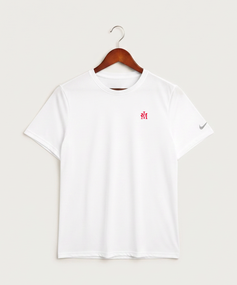 John Marshall High School Cross Country (Coed) - White Nike Swoosh Sleeve rLegend Tee NKDX8730