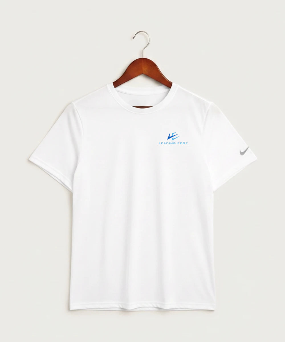 Leading Edge example_store - White Nike Swoosh Sleeve rLegend Tee NKDX8730