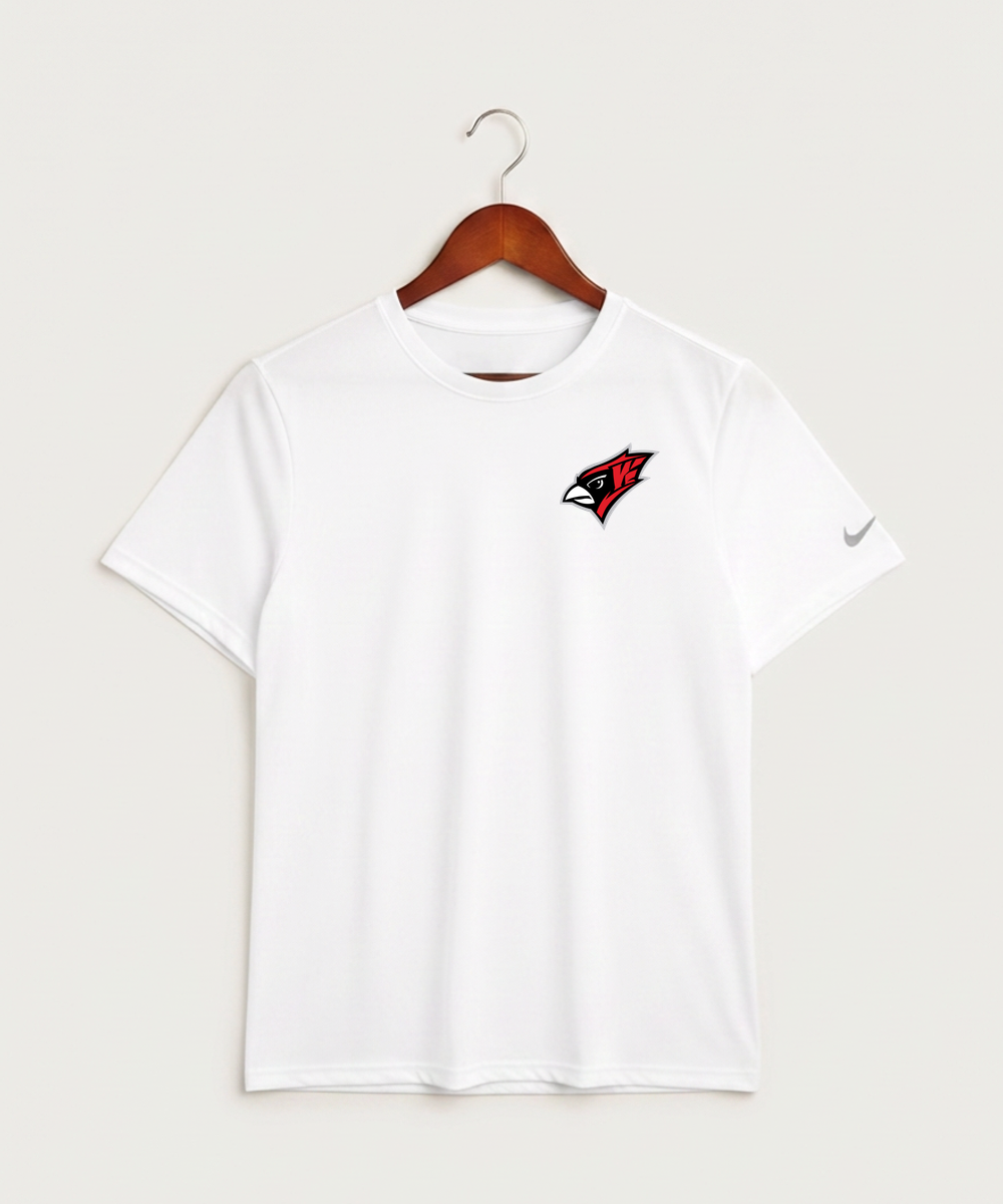 Willmar High School Athletics - White Nike Swoosh Sleeve rLegend Tee NKDX8730
