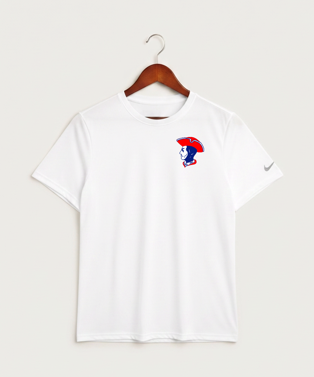 Hills-Beaver Creek High School Volleyball (Girls) - White Nike Swoosh Sleeve rLegend Tee NKDX8730