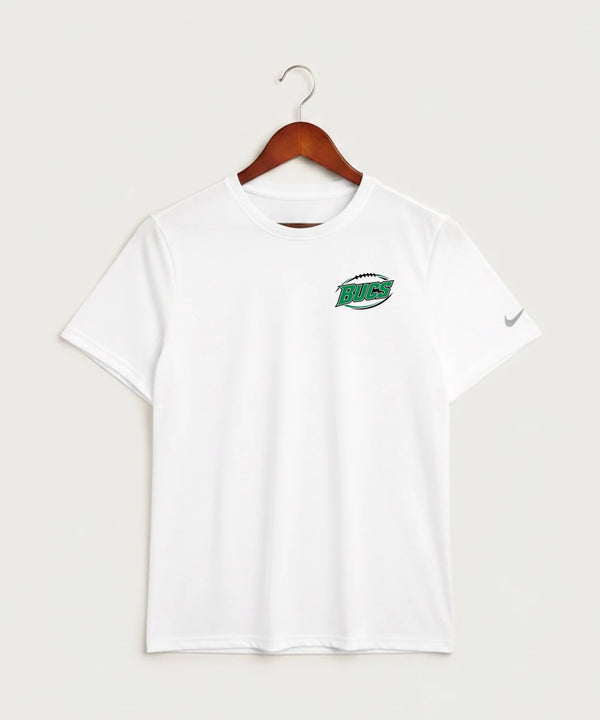 Waterville-Elysian-Morristown High School Football (Boys) - White Nike Swoosh Sleeve rLegend Tee NKDX8730