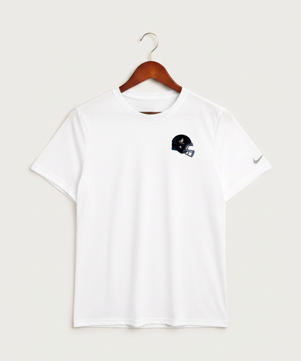 Heron Lake-Okabena High School Football (Boys) - White Nike Swoosh Sleeve rLegend Tee NKDX8730